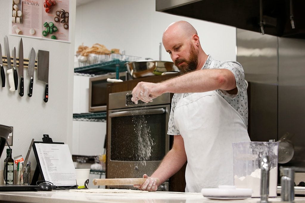 Josh Rink in the Taste of Home Test Kitchen.