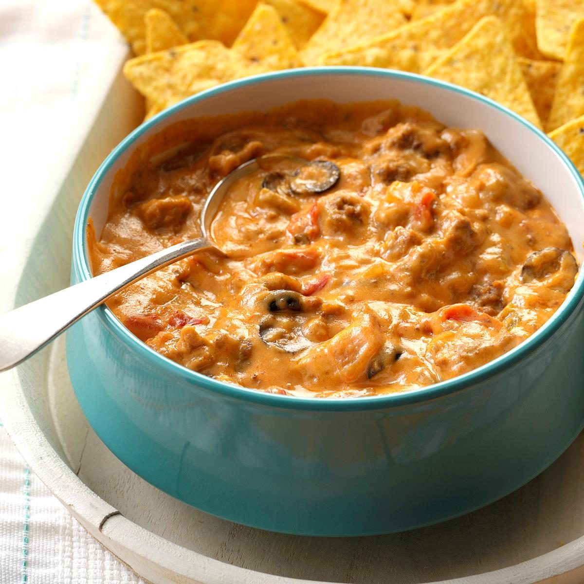 Cheesy Beef Taco Dip