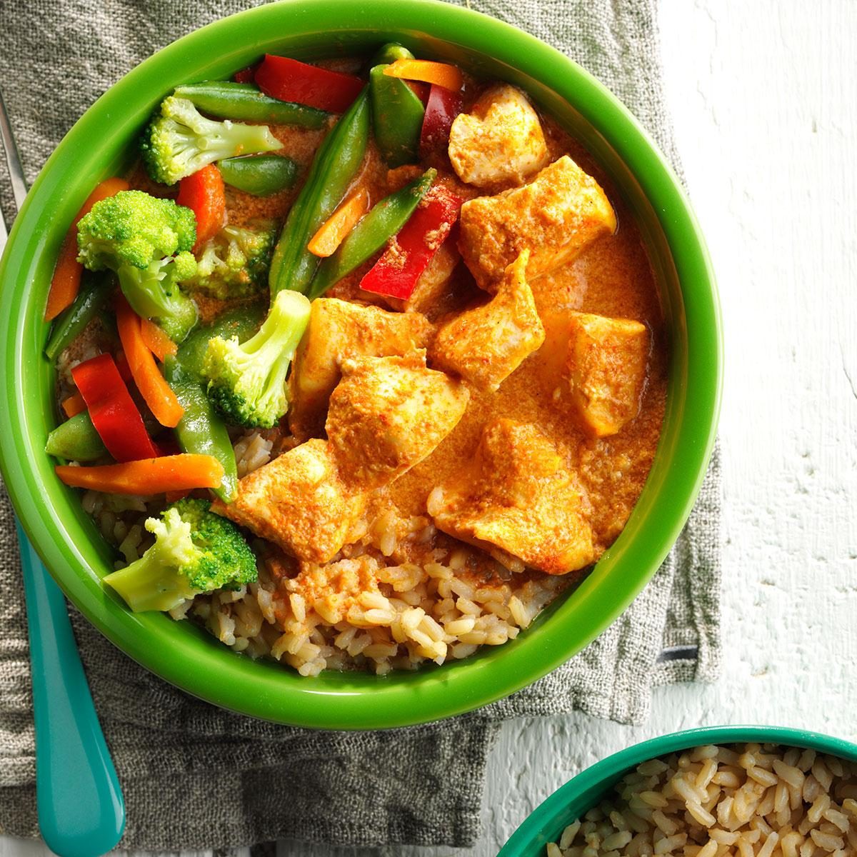 Thai Red Curry Chicken & Vegetables