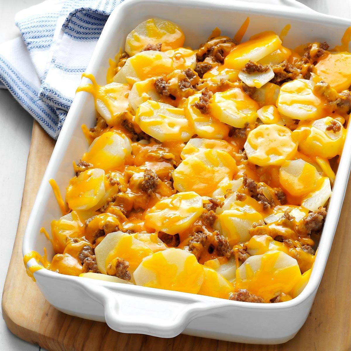 Cheesy Sausage Potatoes