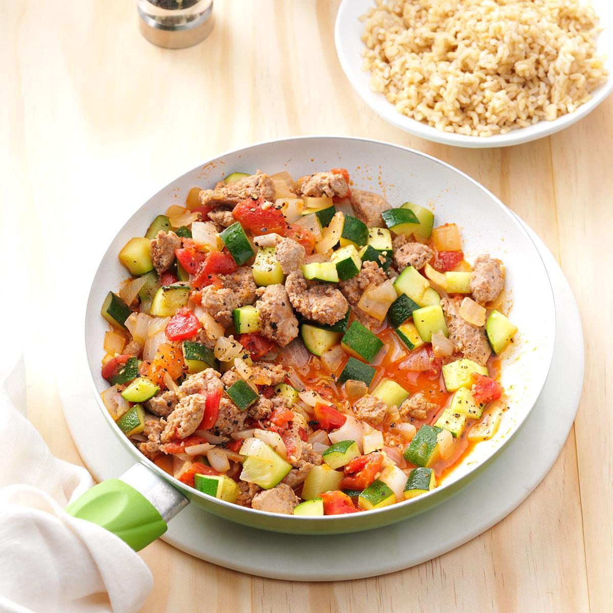 Sausage Zucchini Skillet