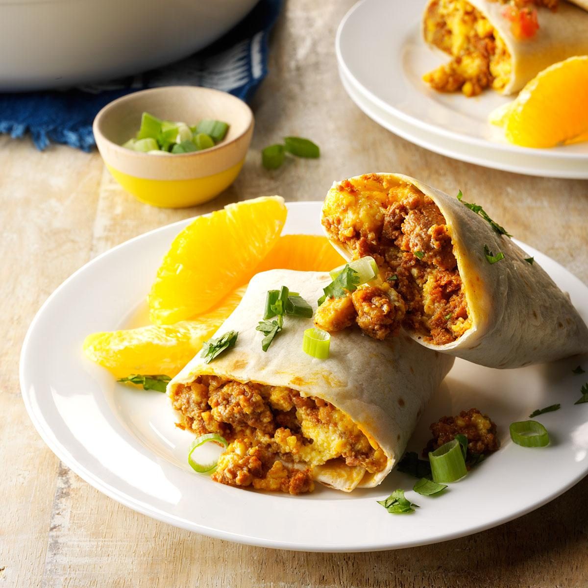 Eggs & Chorizo Wraps