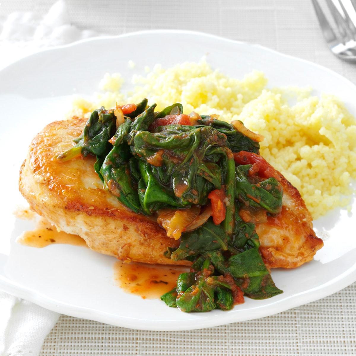 In-a-Pinch Chicken & Spinach