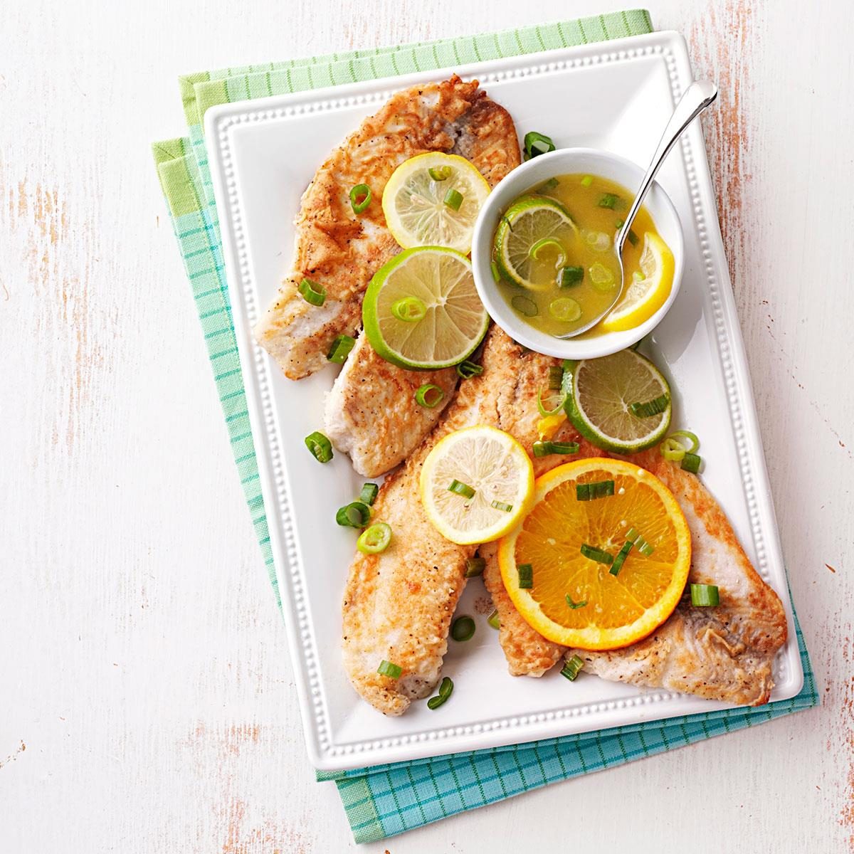 Tilapia with Citrus Sauce