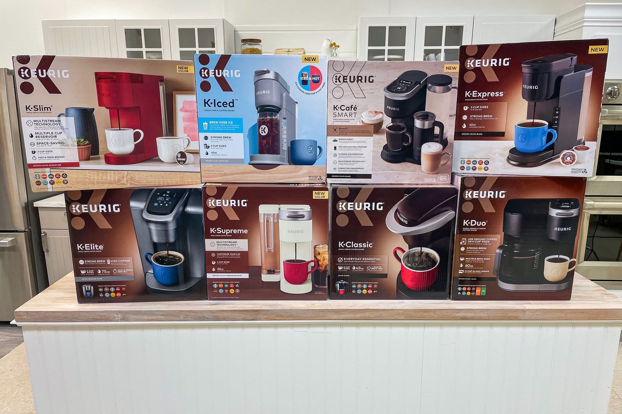 Keurig Coffee Makers on Kitchen Top